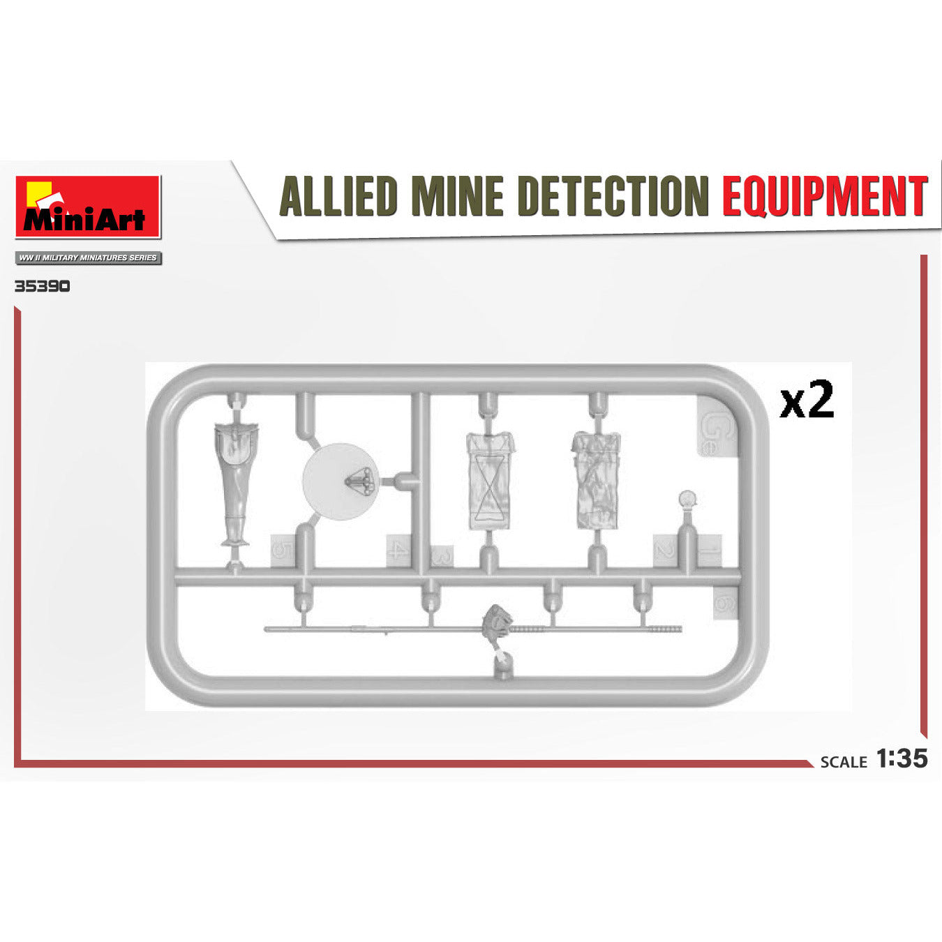 MINIART 1/35 Allied Mine Detection Equipment