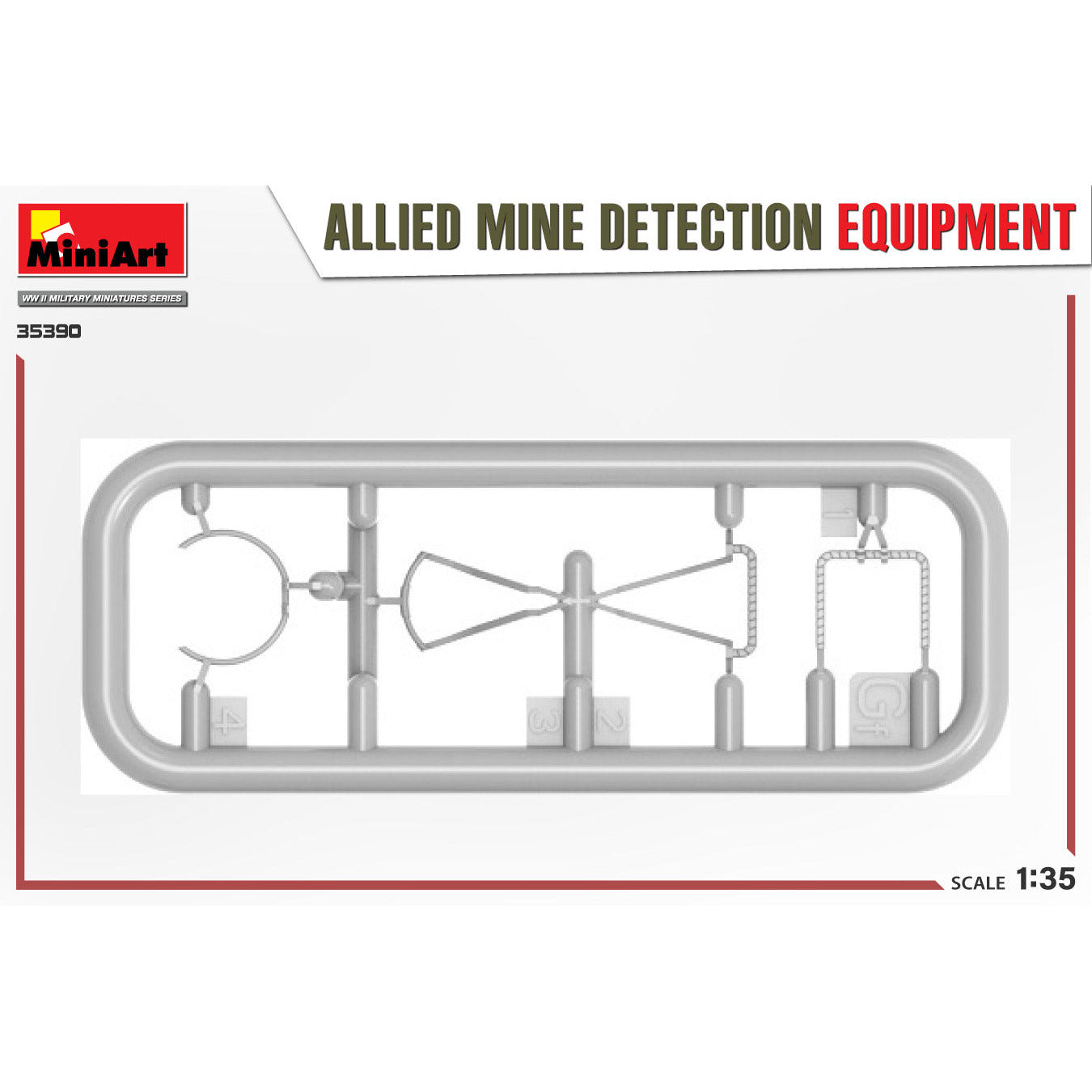 MINIART 1/35 Allied Mine Detection Equipment