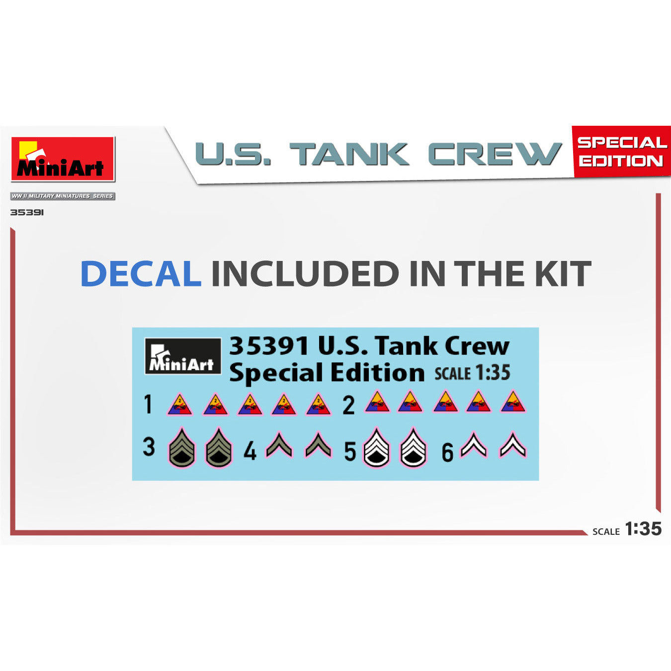 MINIART 1/35 U.S. Tank Crew Special Edition