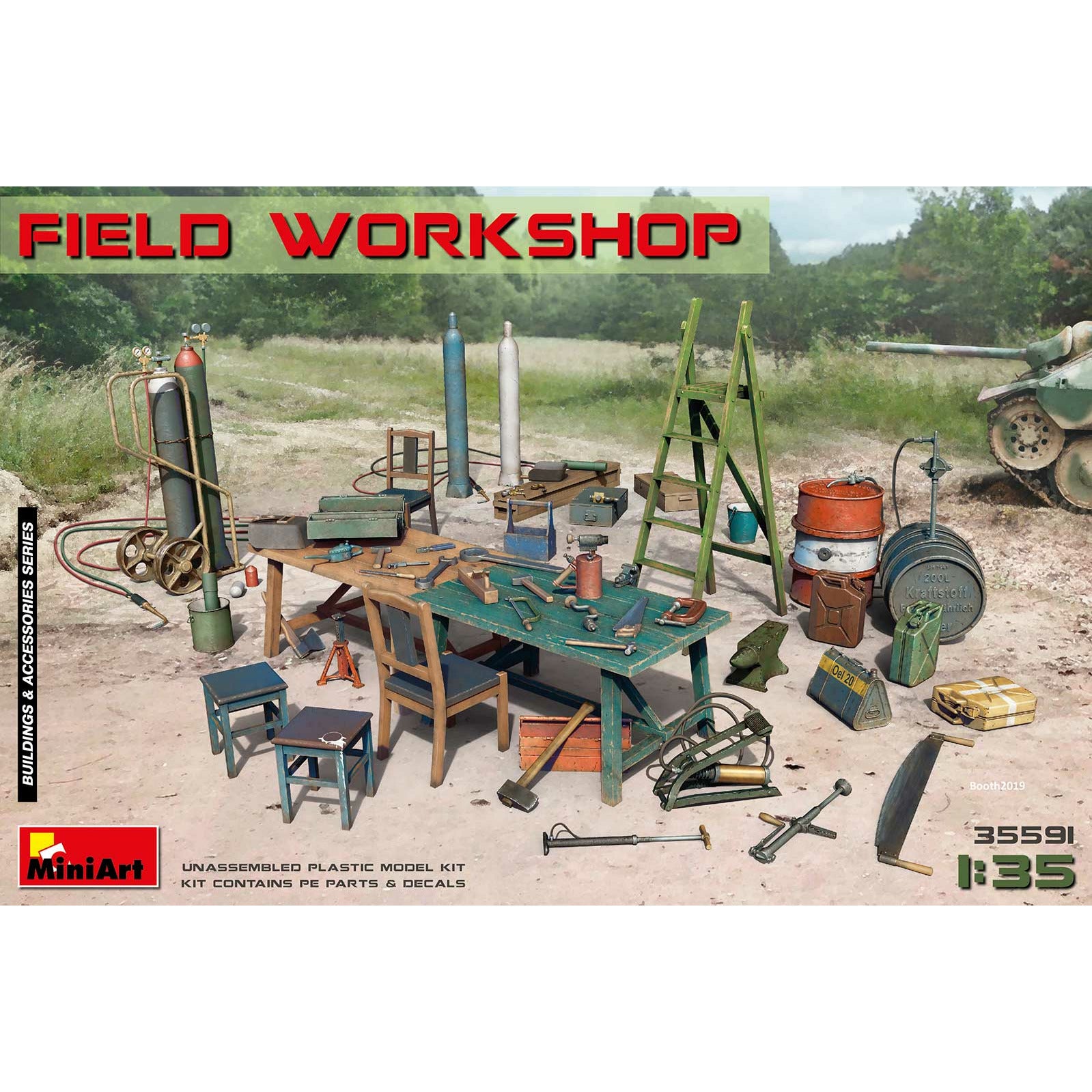 MINIART 1/35 Field Workshop