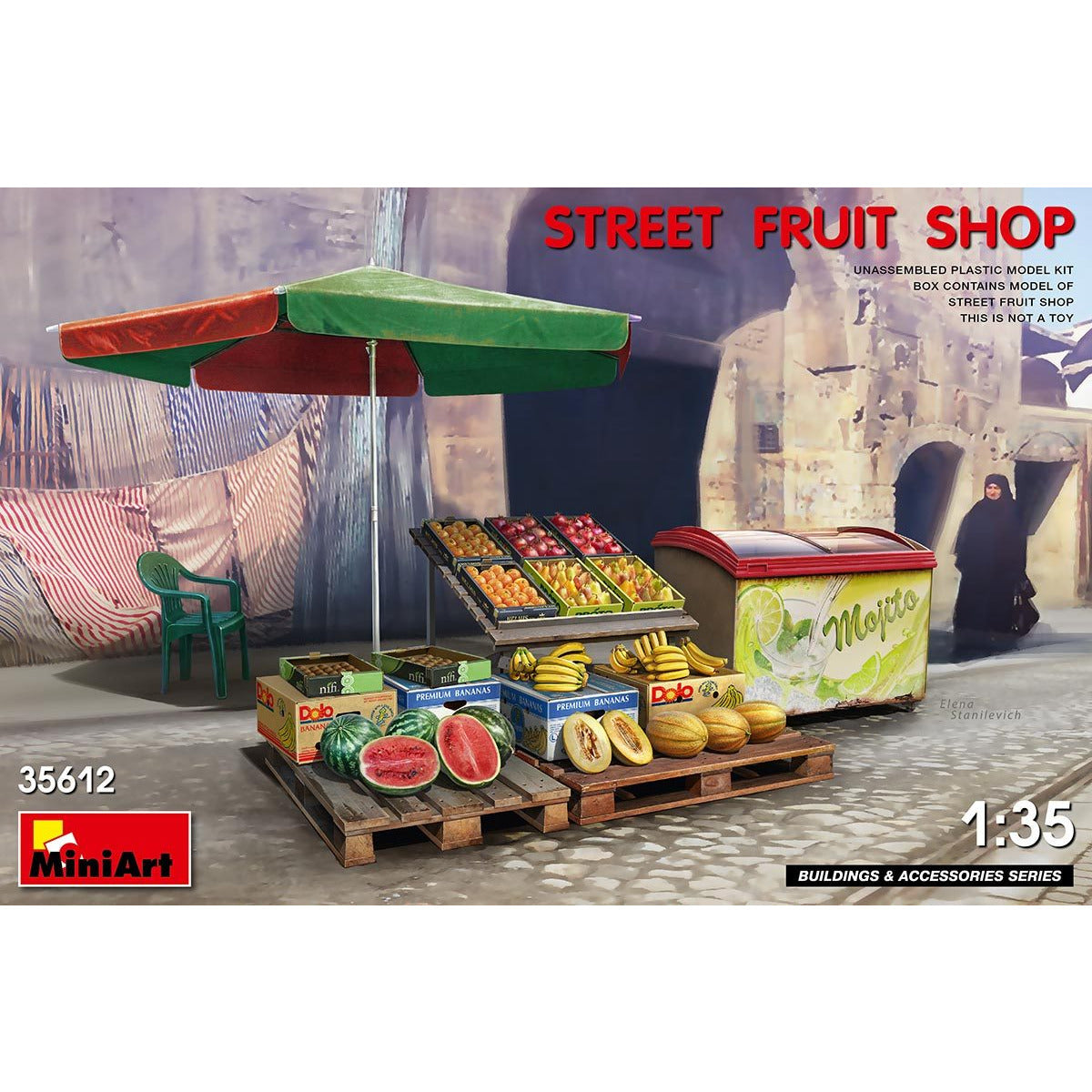 MINIART 1/35 Street Fruit Shop