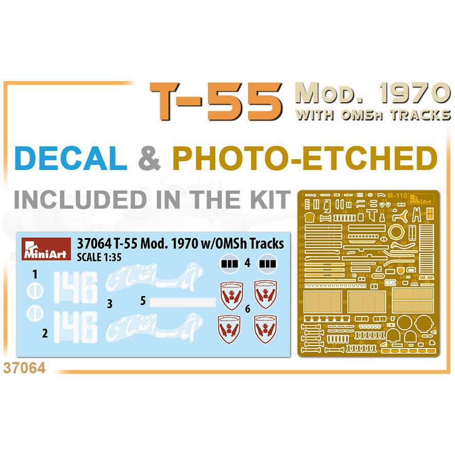 MINIART 1/35 T-55 Mod. 1970 with OMSh Tracks