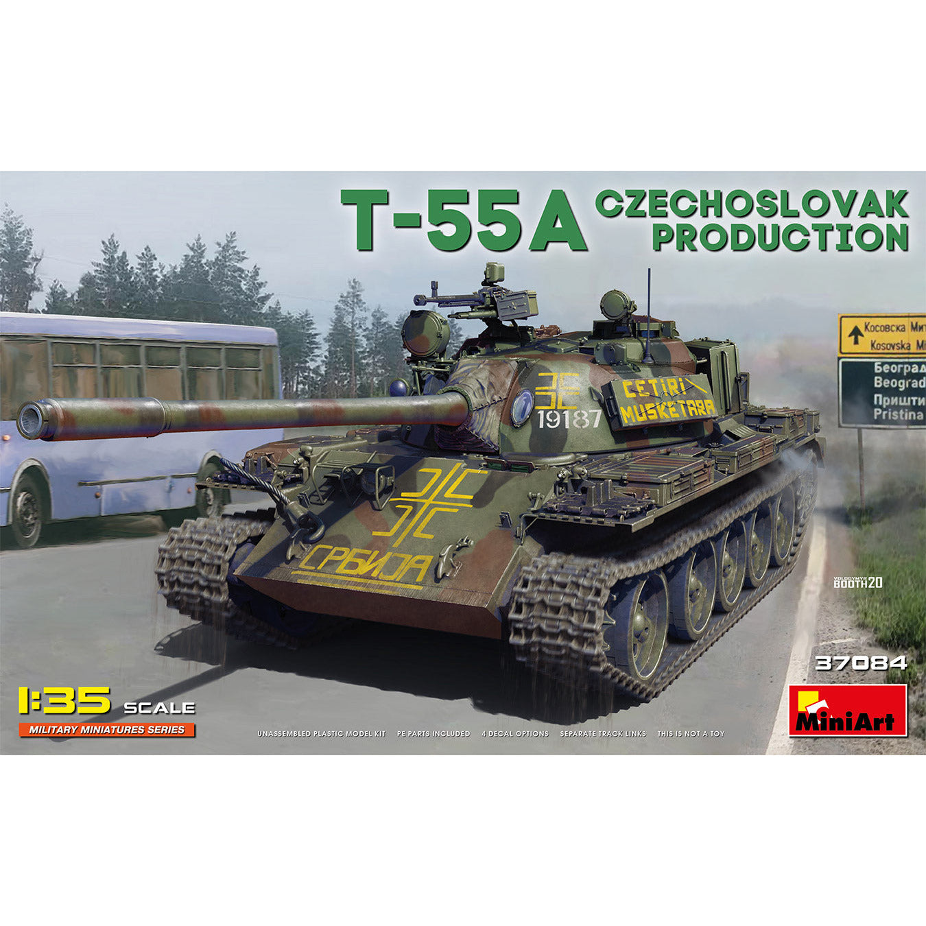 MINIART 1/35 T-55A Czechoslovak Production