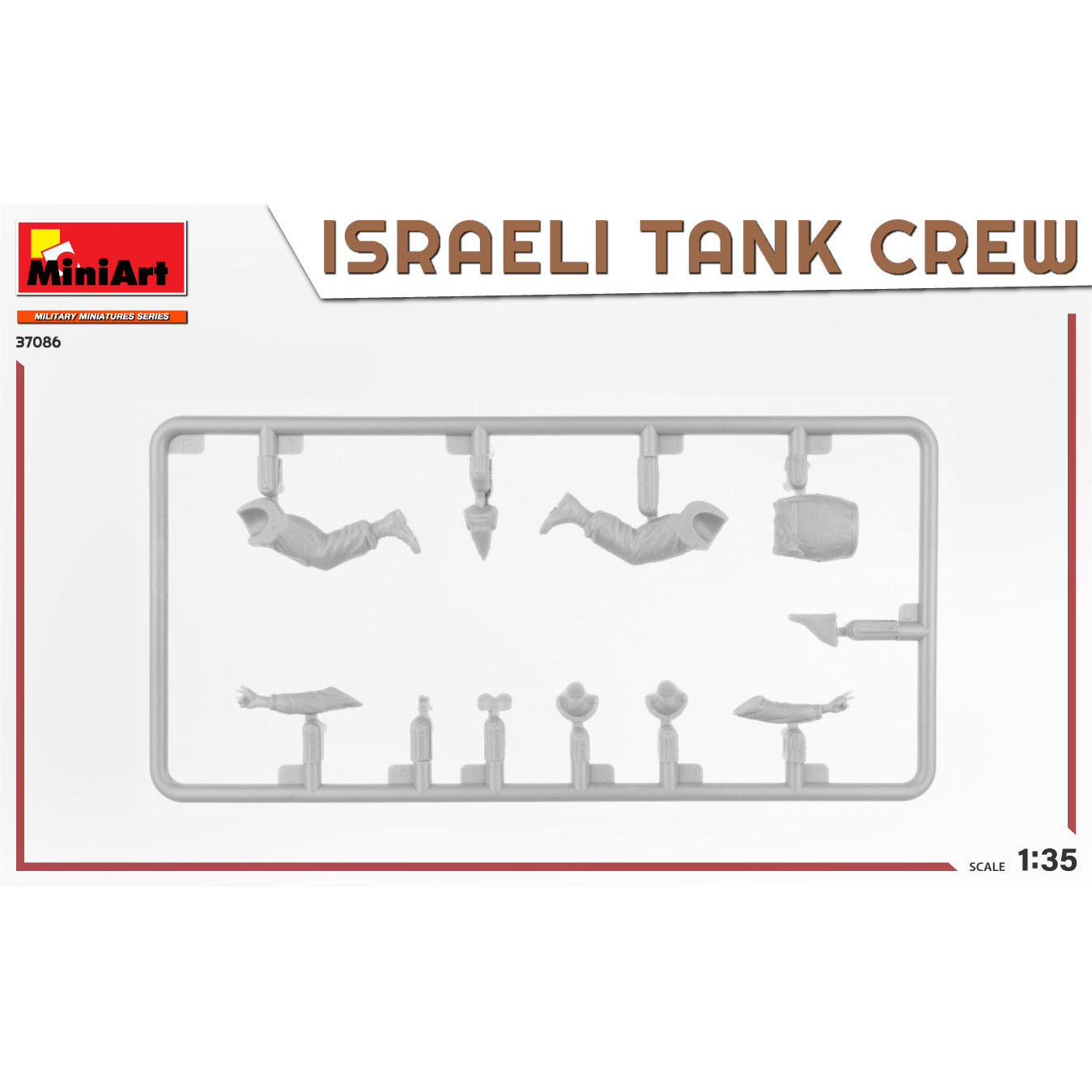 MINIART 1/35 Israeli Tank Crew.  Yom Kippur War