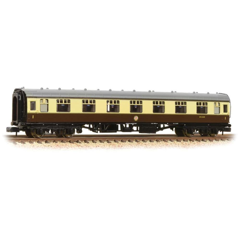 GRAHAM FARISH N BR Mk1 FK First Corridor Chocolate & Cream