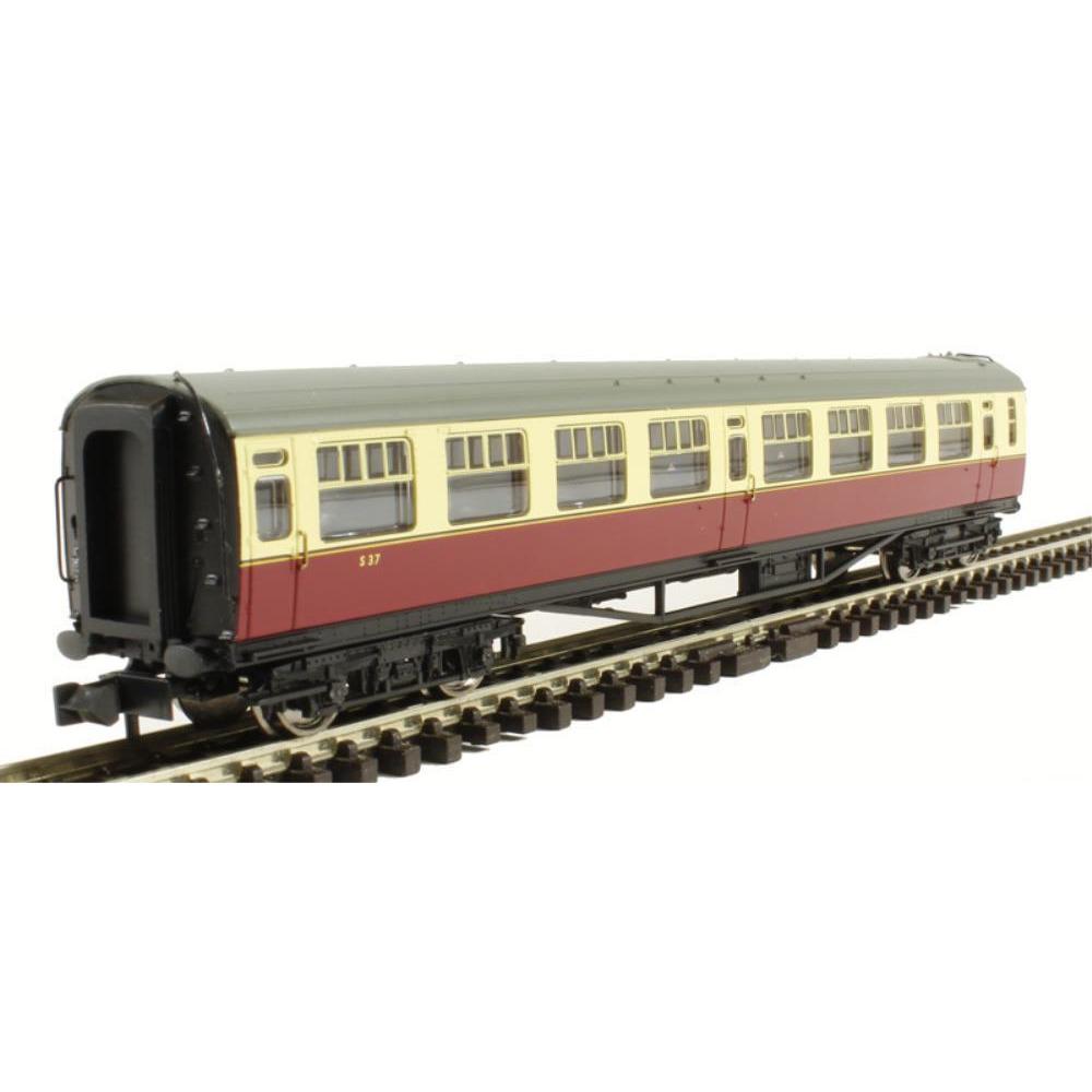 GRAHAM FARISH N Bulleid 63ft Second Corridor BR Crimson & C