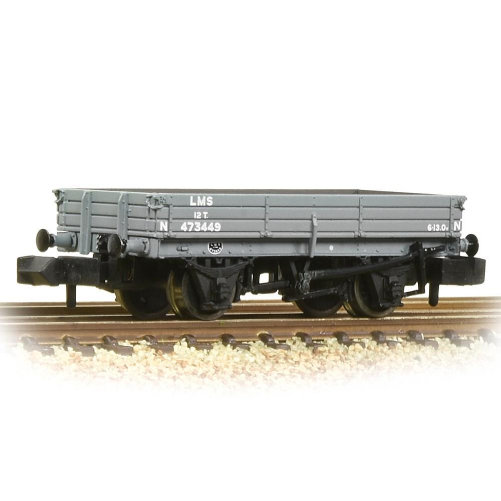 GRAHAM FARISH N 3 Plank Wagon LMS Grey