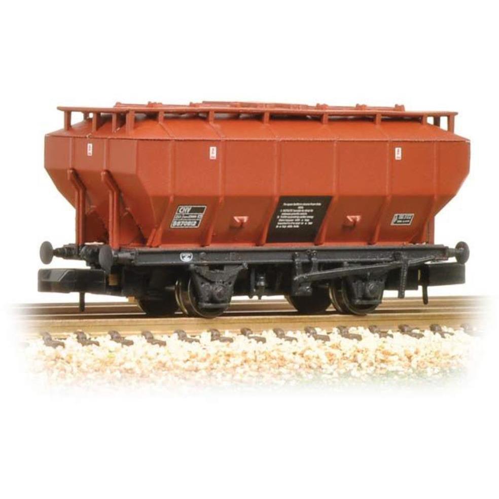 GRAHAM FARISH N Covered Hopper Wagon BR Bauxite