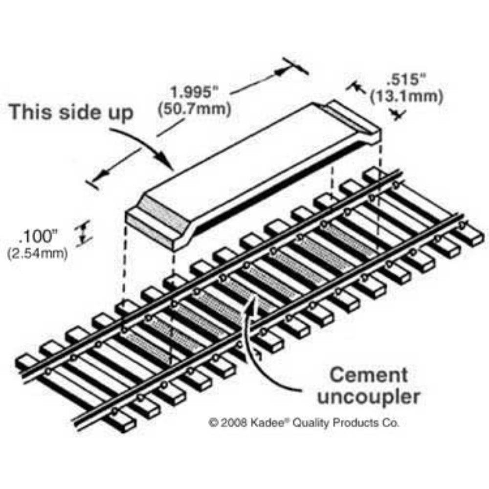 KADEE #322 Uncoupler HO/OO Scale Between The Rails (Code 83