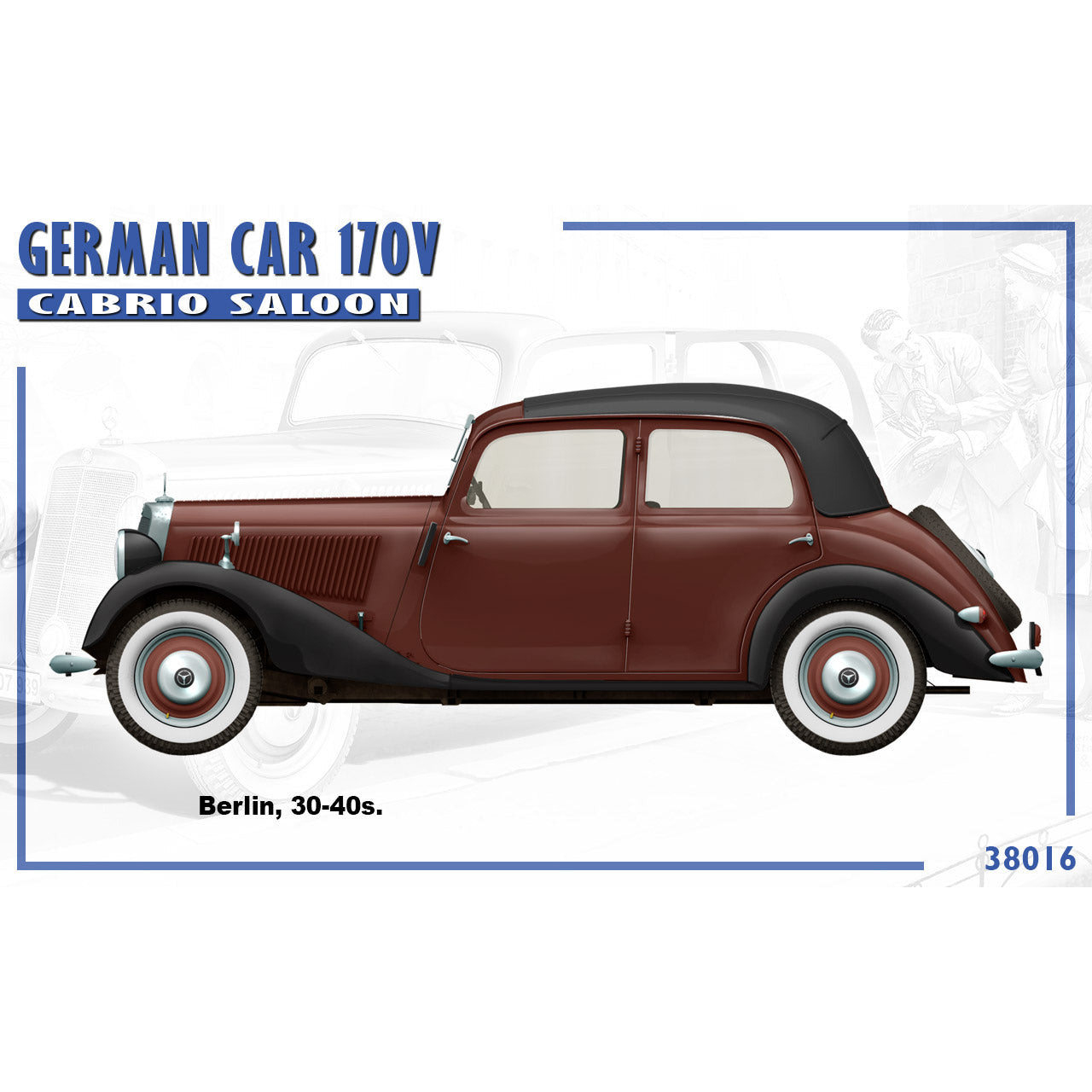 MINIART 1/35 German Car 170V Cabrio Saloon