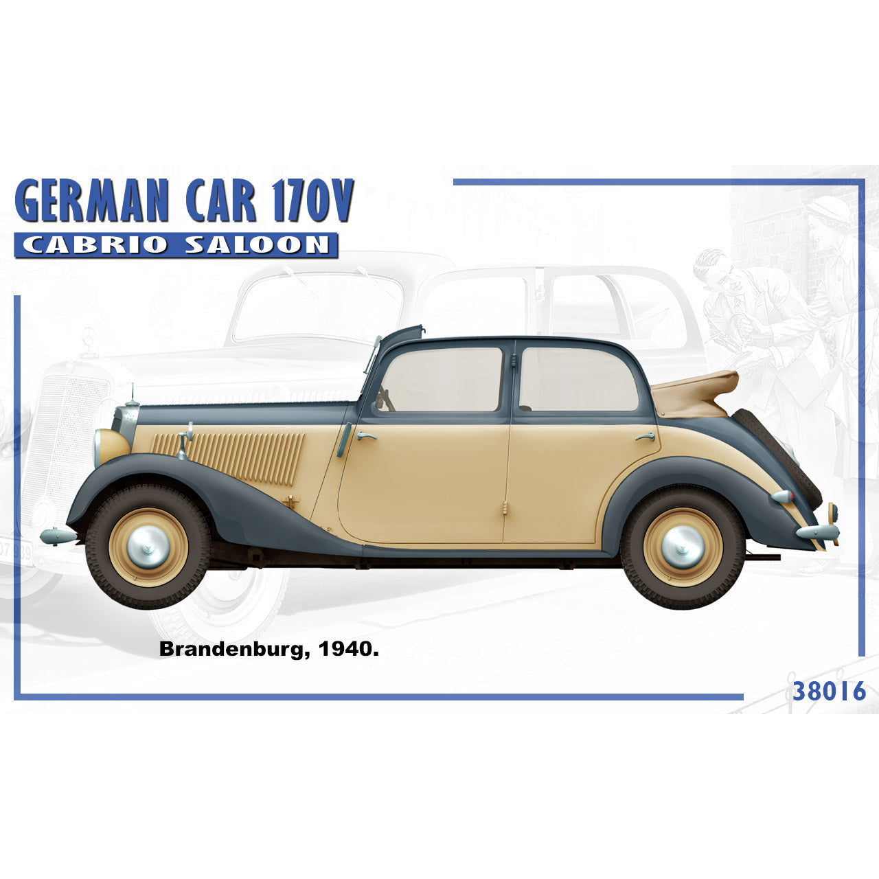 MINIART 1/35 German Car 170V Cabrio Saloon