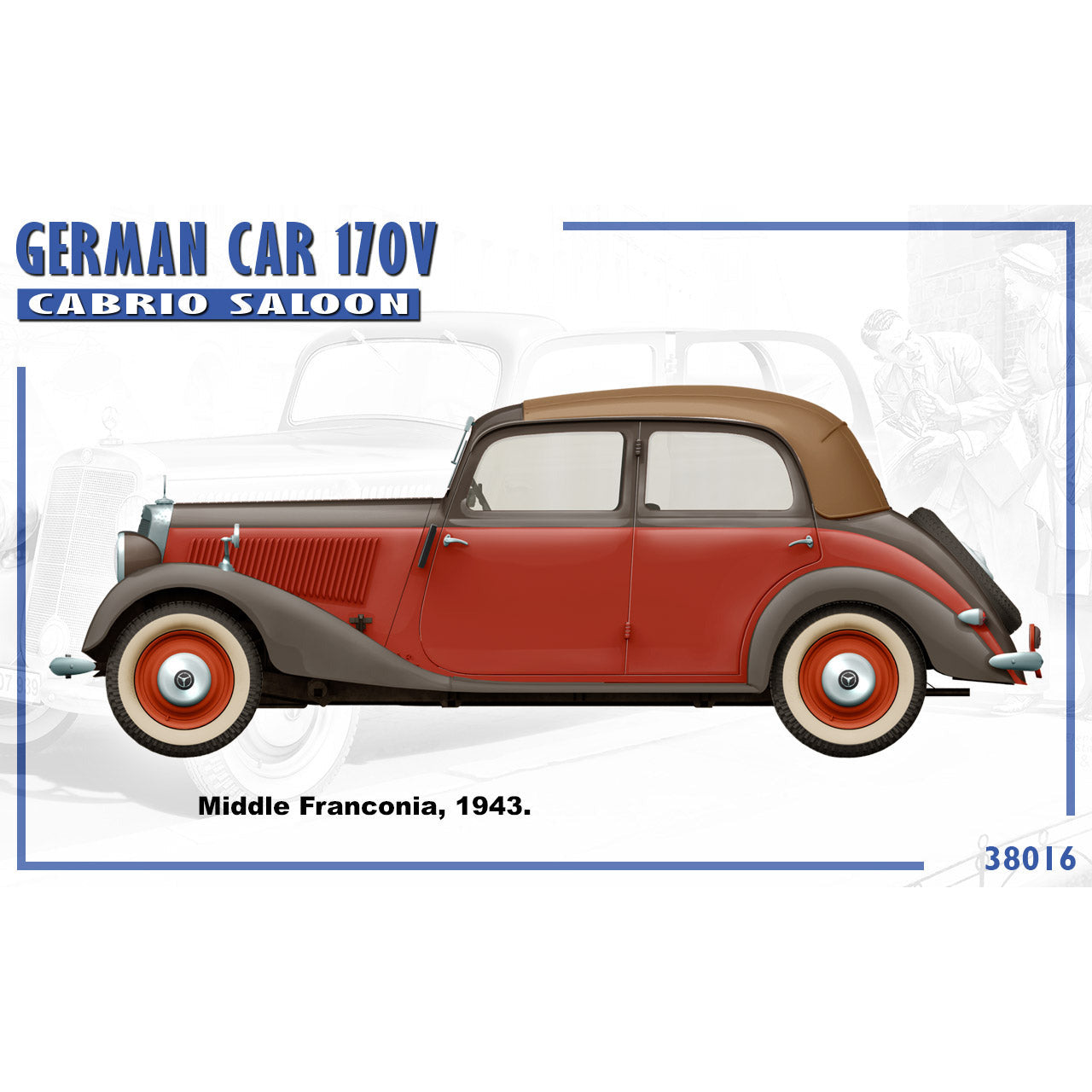 MINIART 1/35 German Car 170V Cabrio Saloon