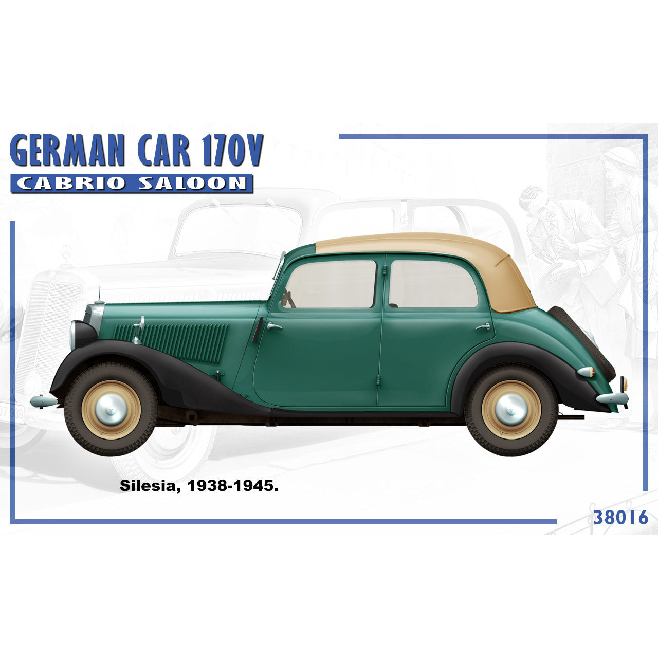 MINIART 1/35 German Car 170V Cabrio Saloon