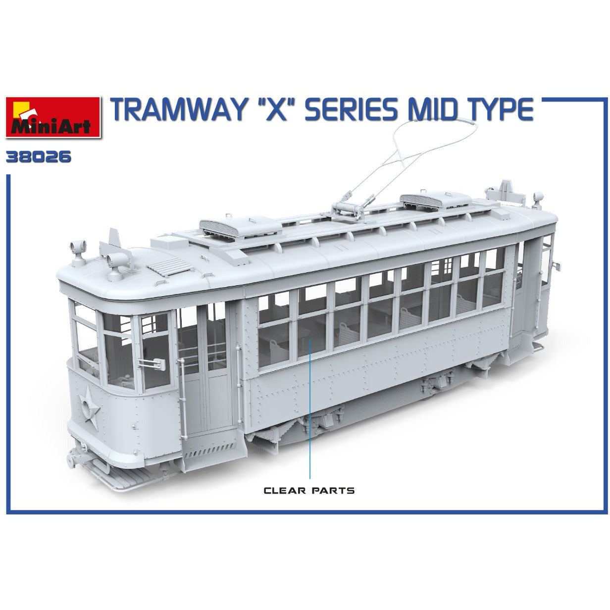 MINIART 1/35 Tramway "X" Series Mid Type