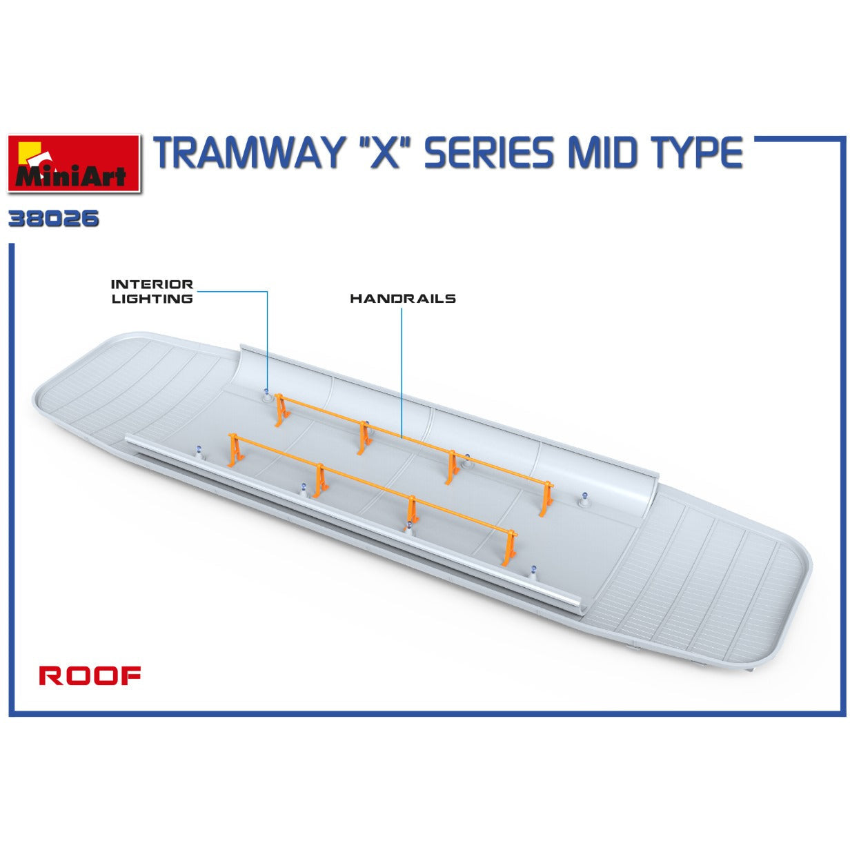 MINIART 1/35 Tramway "X" Series Mid Type