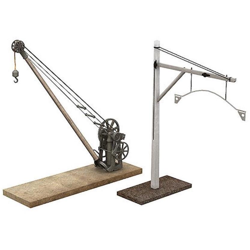 SCENECRAFT OO Yard Crane and Loading Gauge