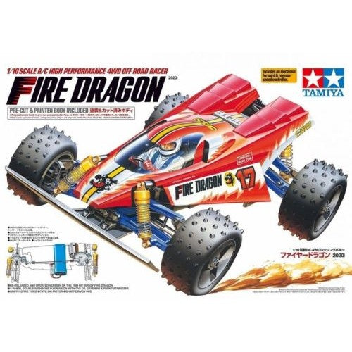 TAMIYA 1/10 Fire Dragon 4WD Electric Off Road Buggy Kit (No ESC)