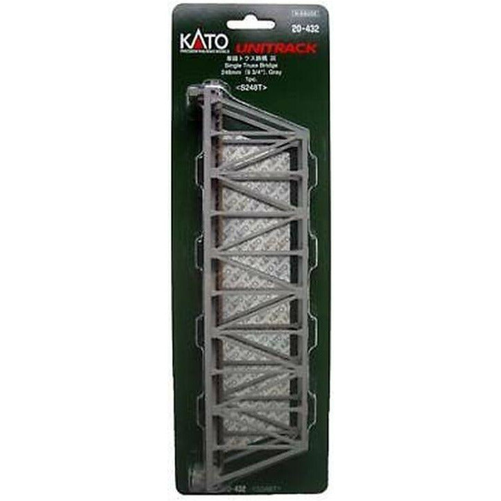 KATO N Single Truss Bridge 248mm Grey