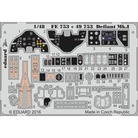 EDUARD Big Ed for 1/48 Defiant Mk.I 1/48