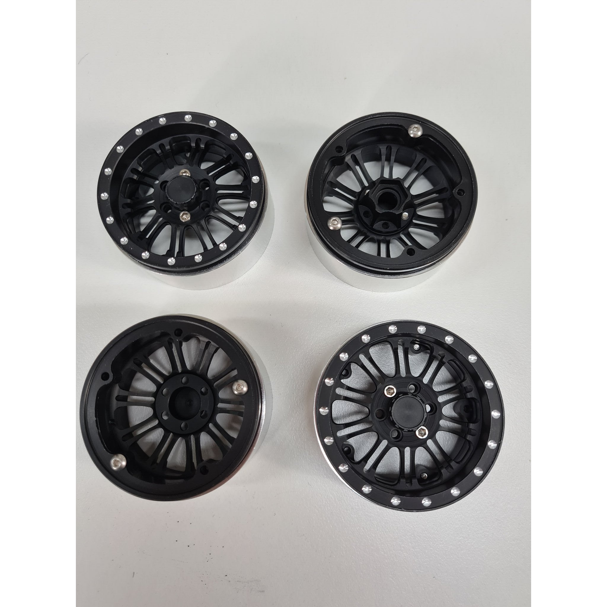 EXO 4X4 Montare 2.2 Beadlock Wheel (Black Alloy)