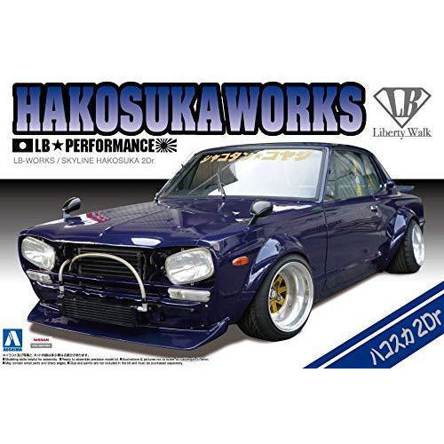 AOSHIMA 1/24 LB Works Hakosuka Works 2Dr