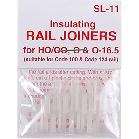 PECO OO/HO Streamline Insulating Rail Joiners Code 100 (SL11)