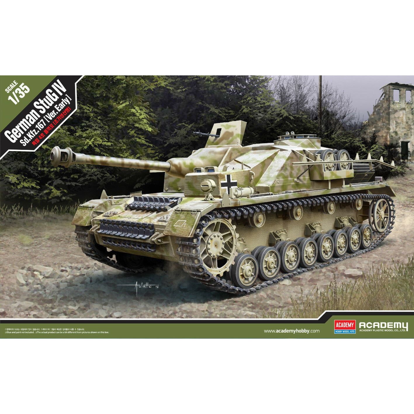 ACADEMY 1/35 German StuG IV Sd.Kfz.167 "Ver.Early"