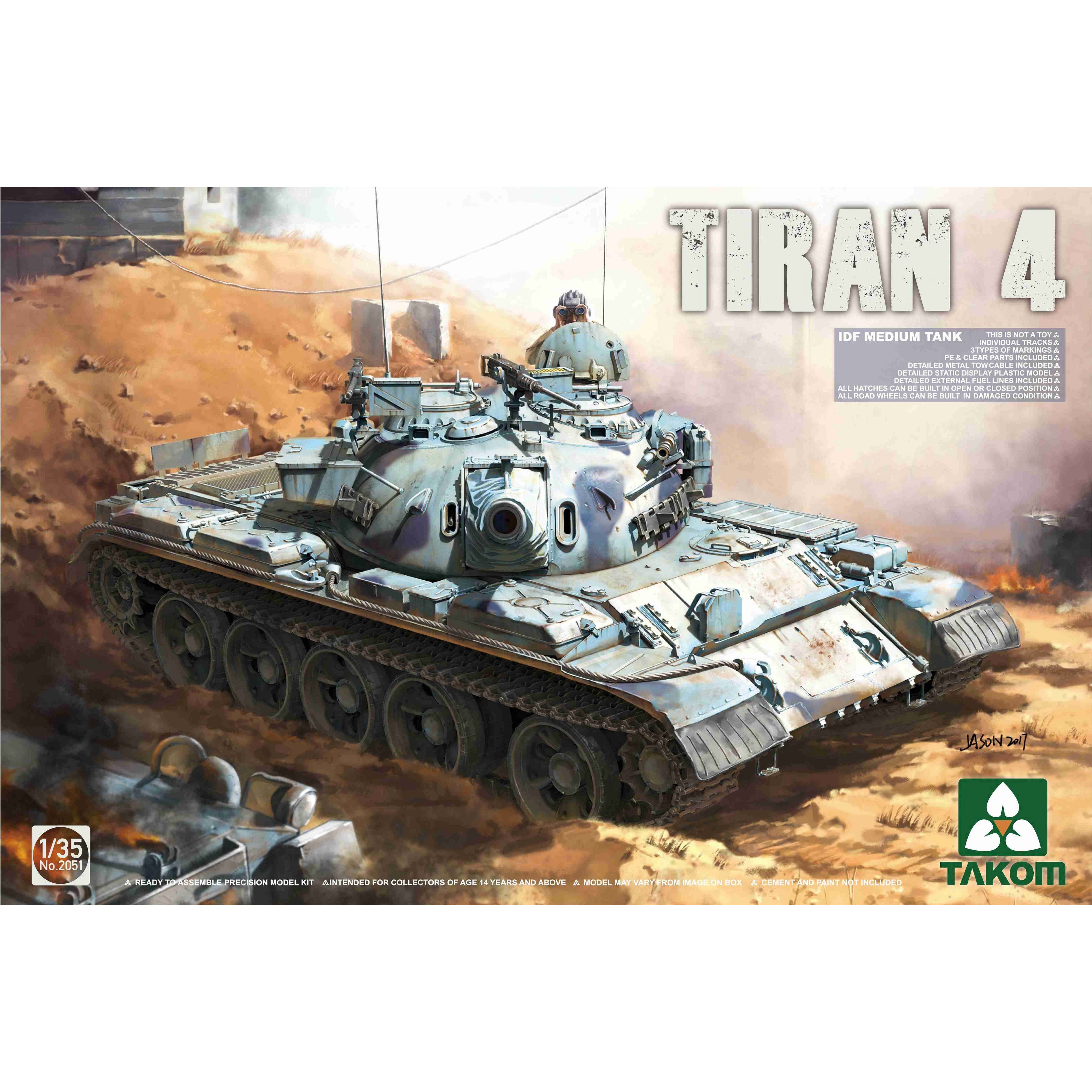 TAKOM 1/35 IDF Medium Tank Tiran-4