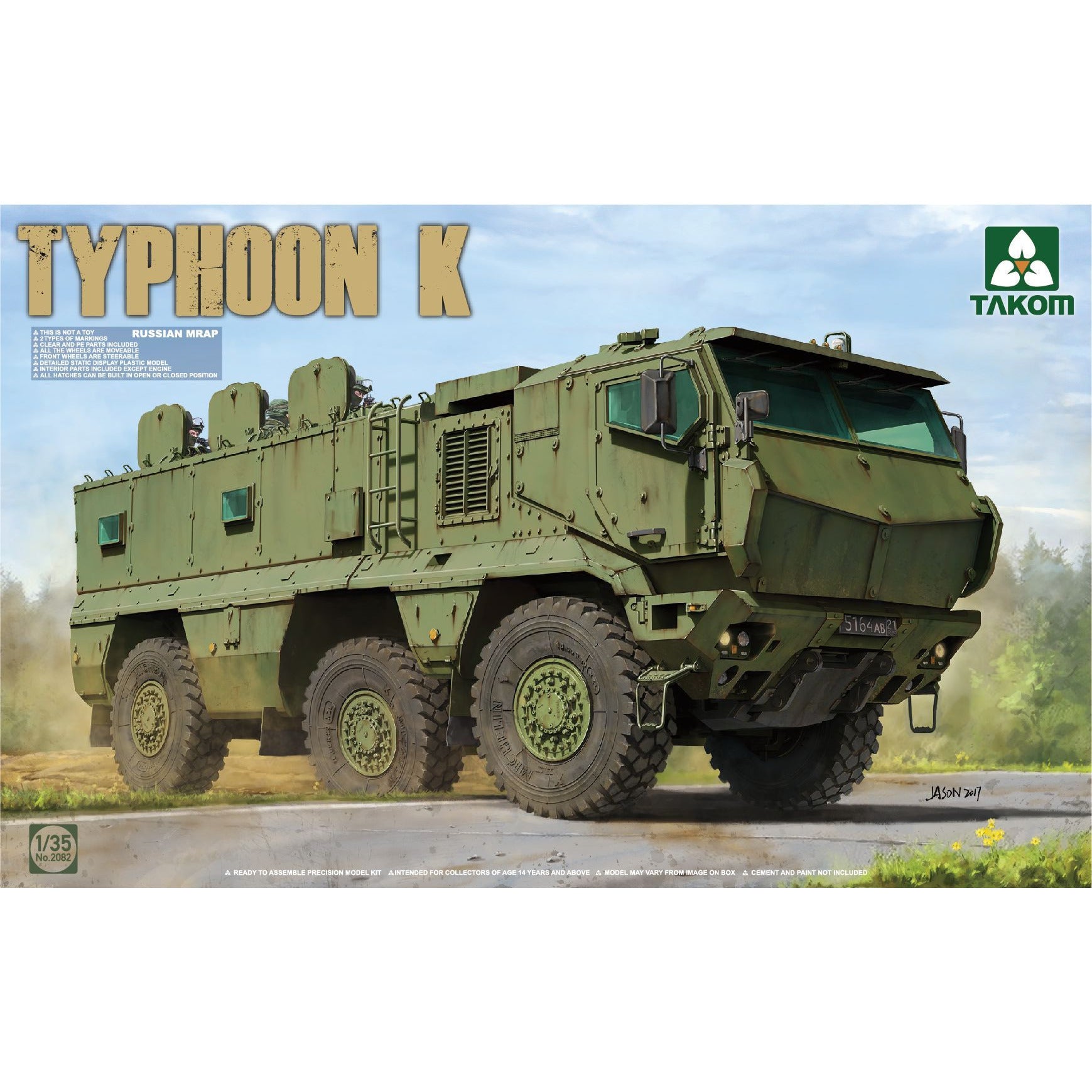 TAKOM 2082 1/35 Russian MRAP Typhoon-K