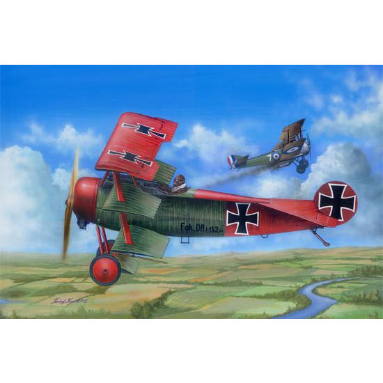 I Love Kit 1/24 Fokker Dr.I Plastic Model Kit [62403]