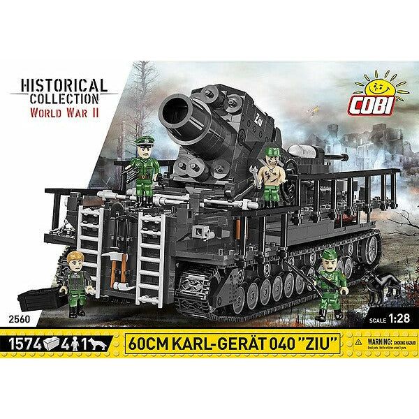 COBI WWII - 60cm Karl-Great 040 Ziu 1574 pcs