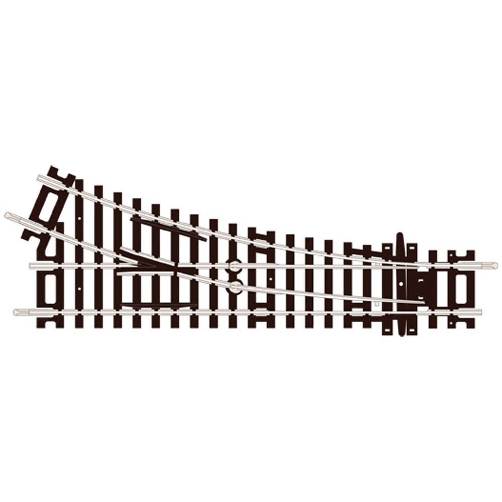 PECO OO/HO Setrack Turnout, 2nd Radius, Right Hand Code 100 (ST240)