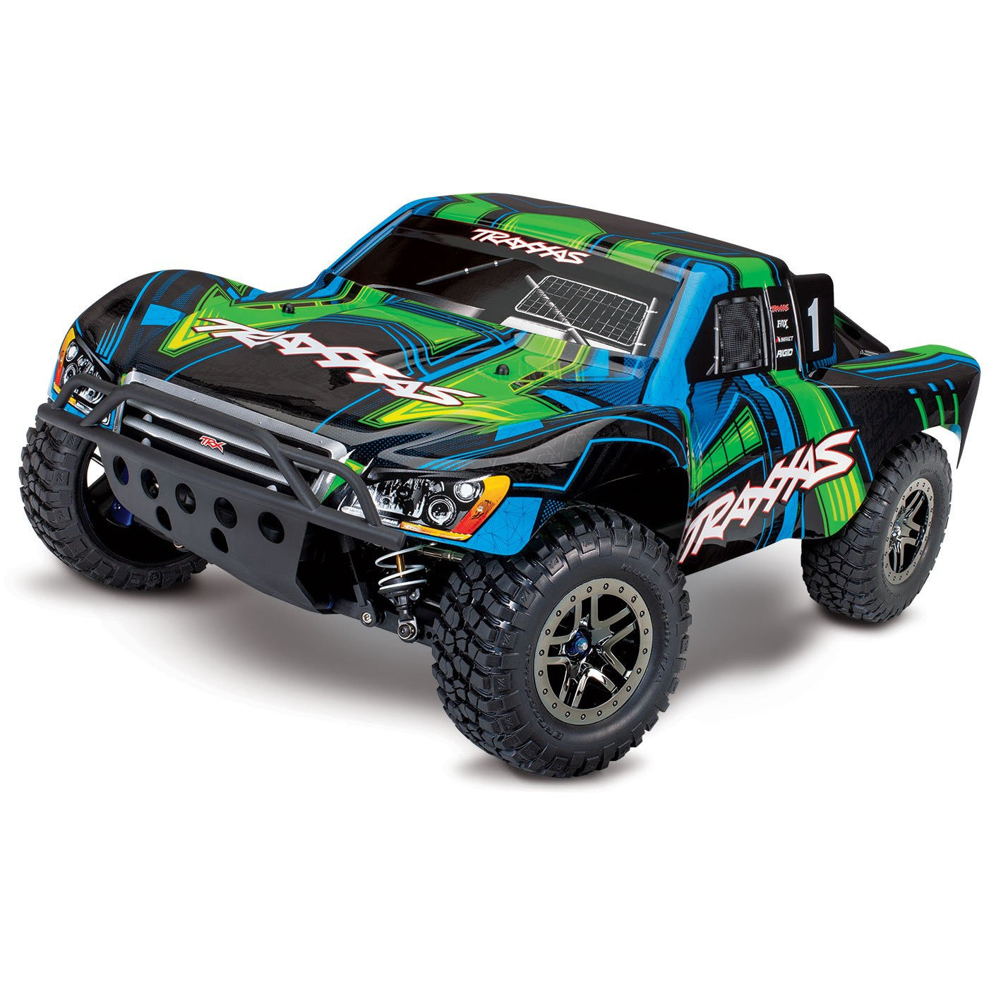 TRAXXAS 1/10 Slash Ultimate 4X4 Brushless Short Course Race Truck Green