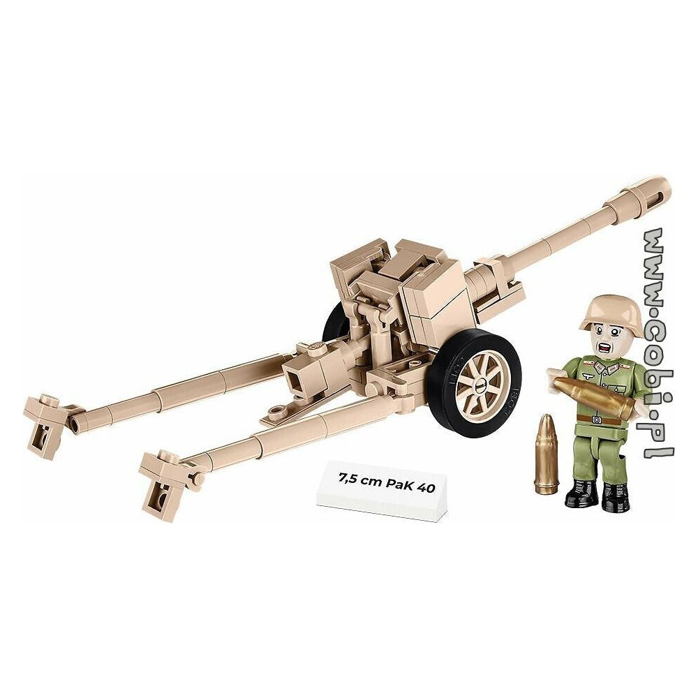 COBI World War II - 7.5cm PAK 40 (90 Pieces)