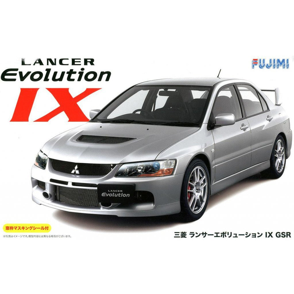 FUJIMI 1/24 Mitsubishi Lancer Evolution IX GSR w/Window Frame Masking (ID-107) [03918]