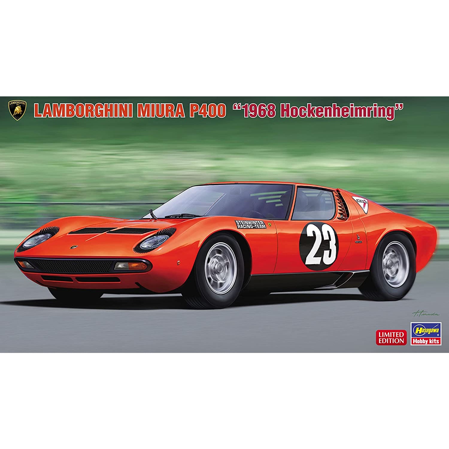 HASEGAWA 1/24 Lamborghini Miura P400 "1968 Hockenheimring"