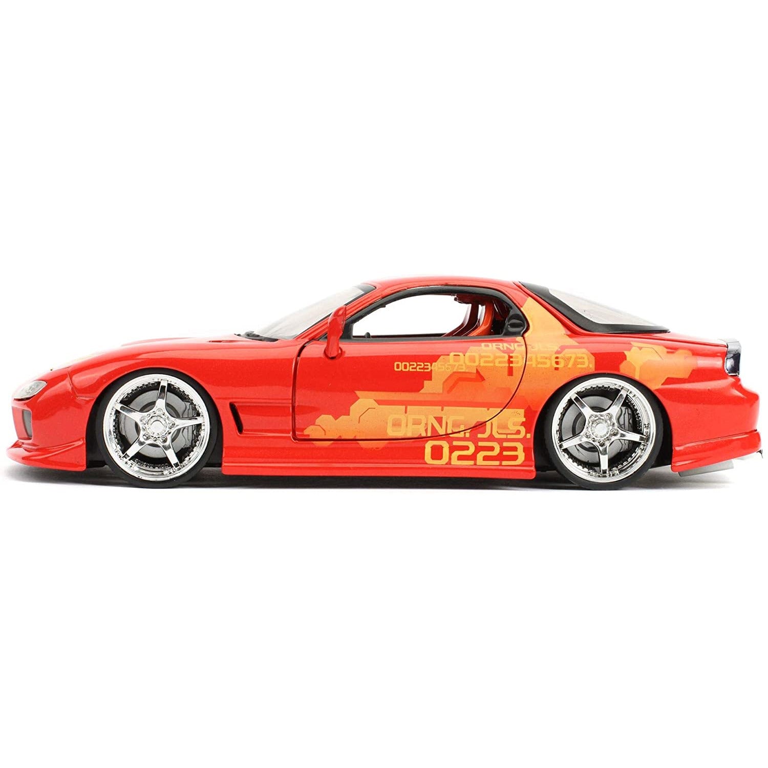 JADA 1/24 Fast & Furious Julius Orange Mazda RX-7