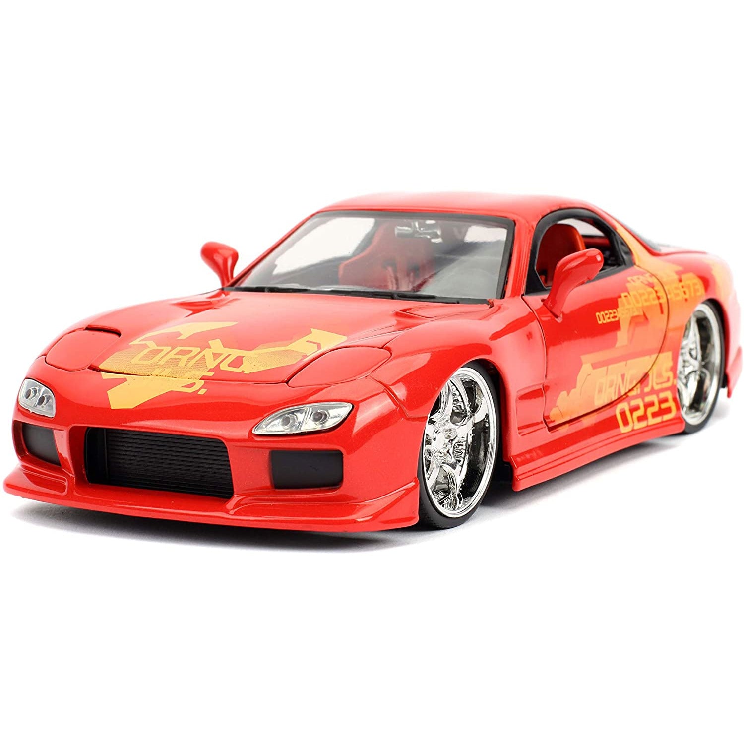 JADA 1/24 Fast & Furious Julius Orange Mazda RX-7