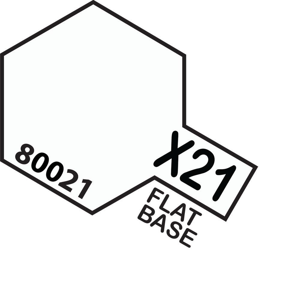 TAMIYA X-21 Flat Base Enamel Paint 10ml