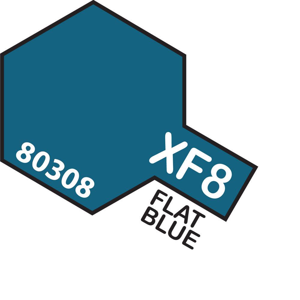 TAMIYA XF-8 Flat Blue Enamel Paint 10ml