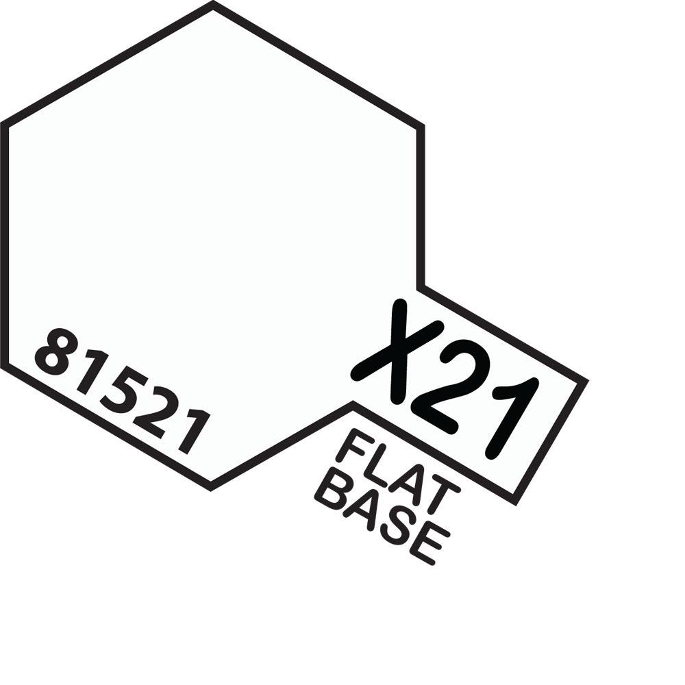 TAMIYA Acrylic Paint X-21 Flat Base 10ml