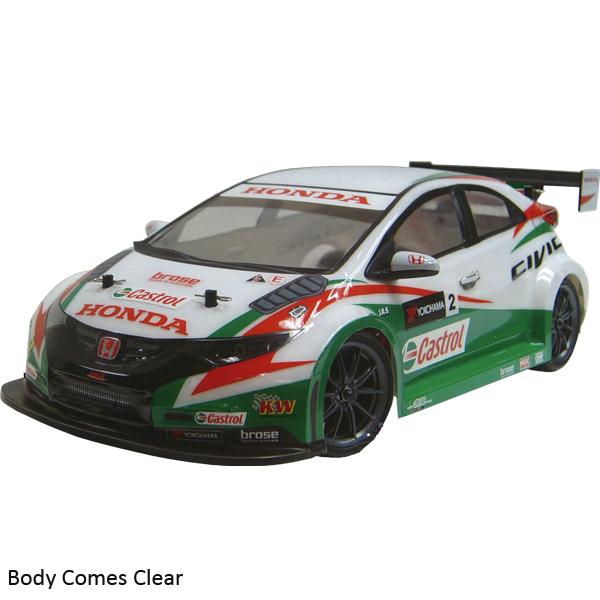 BODYWORX Clear Body Honda Civic Mk9 190mm 1/10