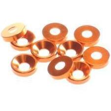 HIRO SEIKO 3mm Alloy Countersunk Washer[Orange]