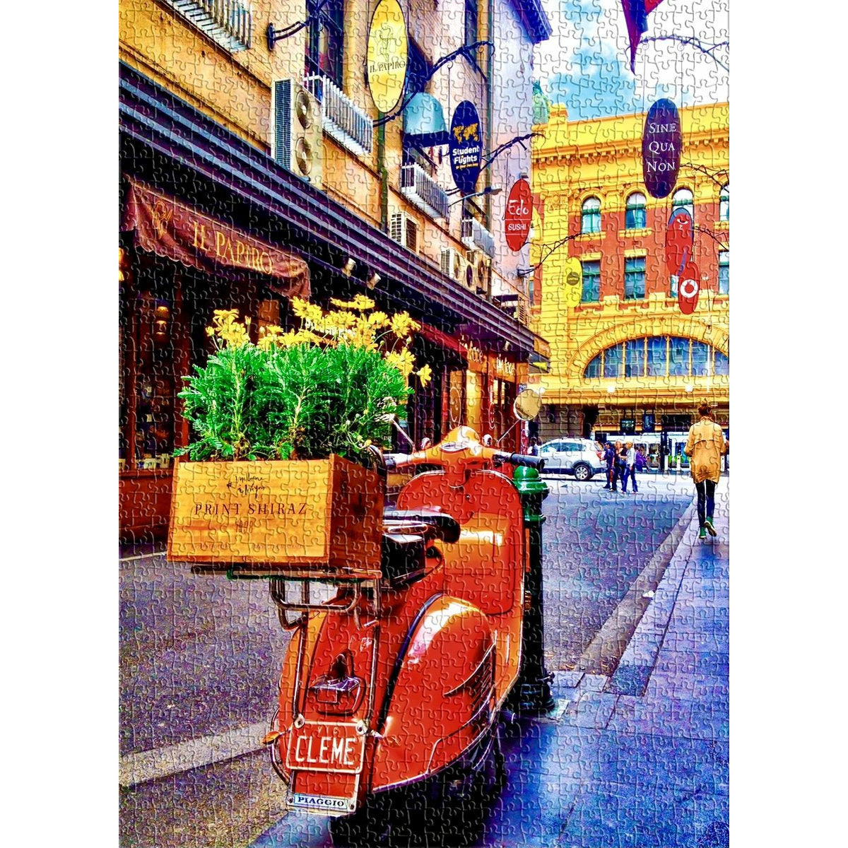 MELBOURNE I LOVE YOU 1000 Piece Jigsaw Degraves Street Vesp