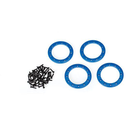 TRAXXAS Beadlock Rings, Blue (1.9") (8169X)