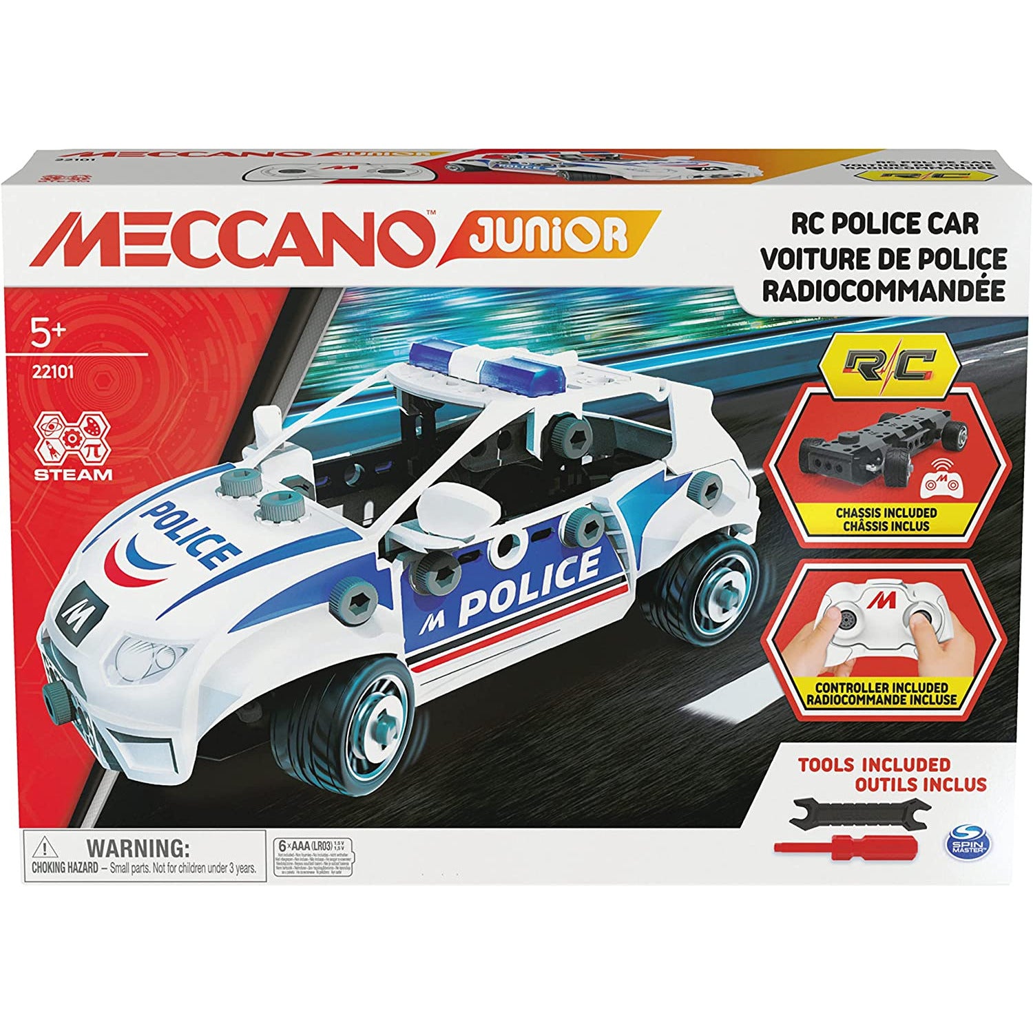 MECCANO Junior Radio Control Police Car