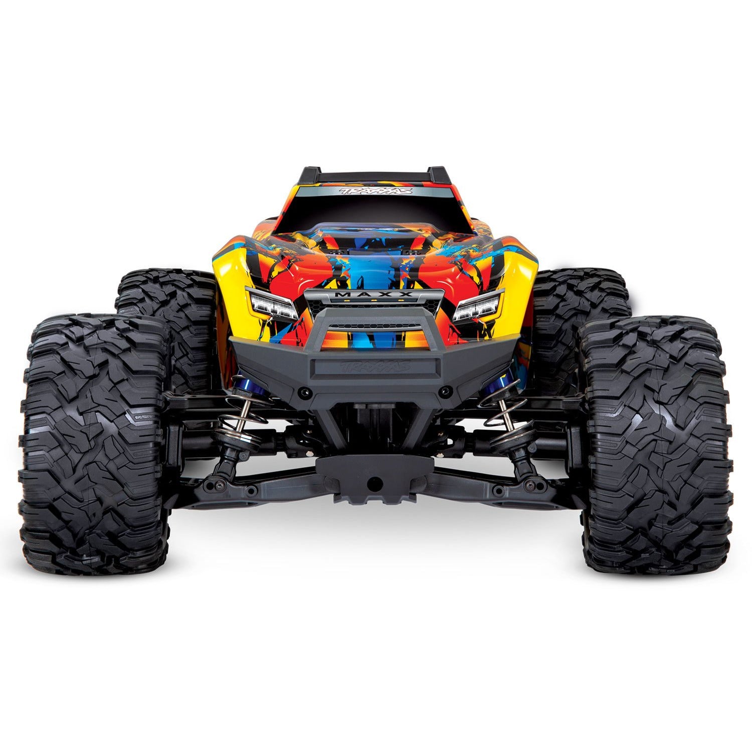 TRAXXAS 1/10 Maxx 4WD Brushless Electric Monster Truck - Solar Flare