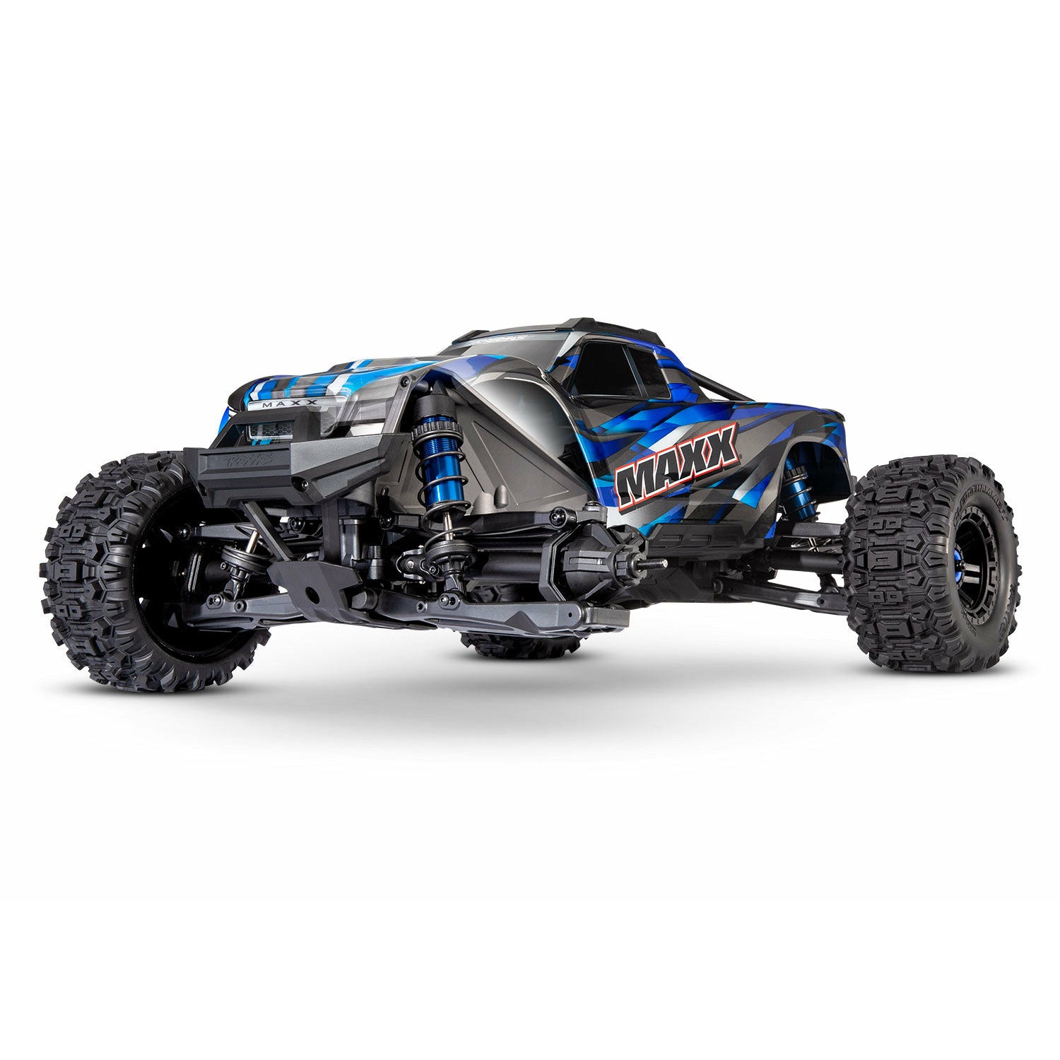 TRAXXAS 1/10 Maxx 4WD Brushless Electric Monster Truck with WideMaxx Blue