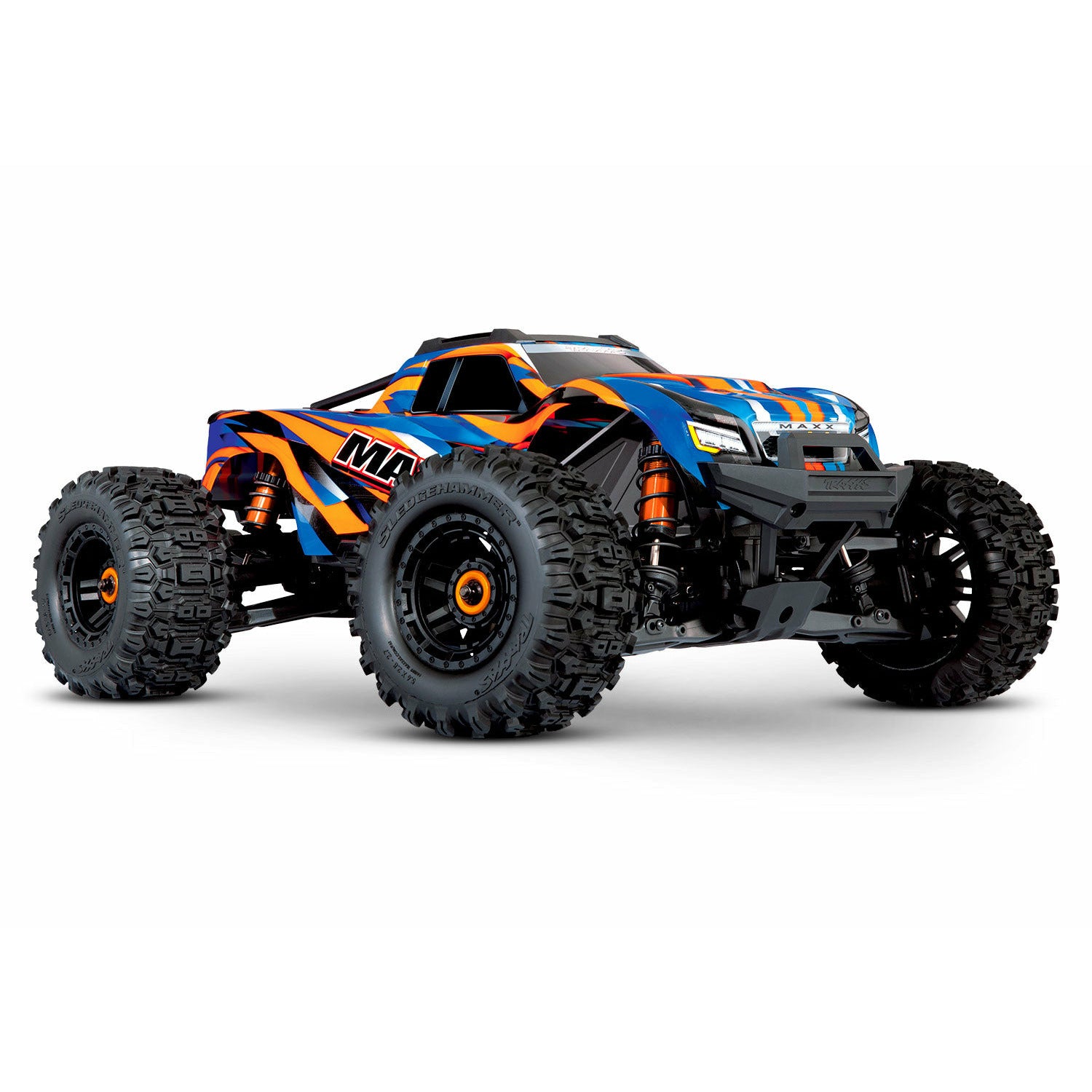 TRAXXAS 1/10 Maxx 4WD Brushless Electric Monster Truck with Widemaxx - Orange