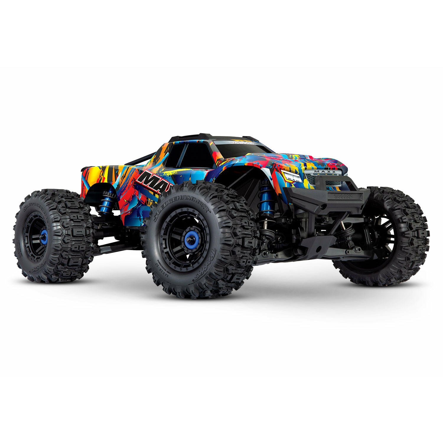 TRAXXAS 1/10 Maxx 4WD Brushless Electric Monster Truck with WideMaxx - Rock 'n Roll